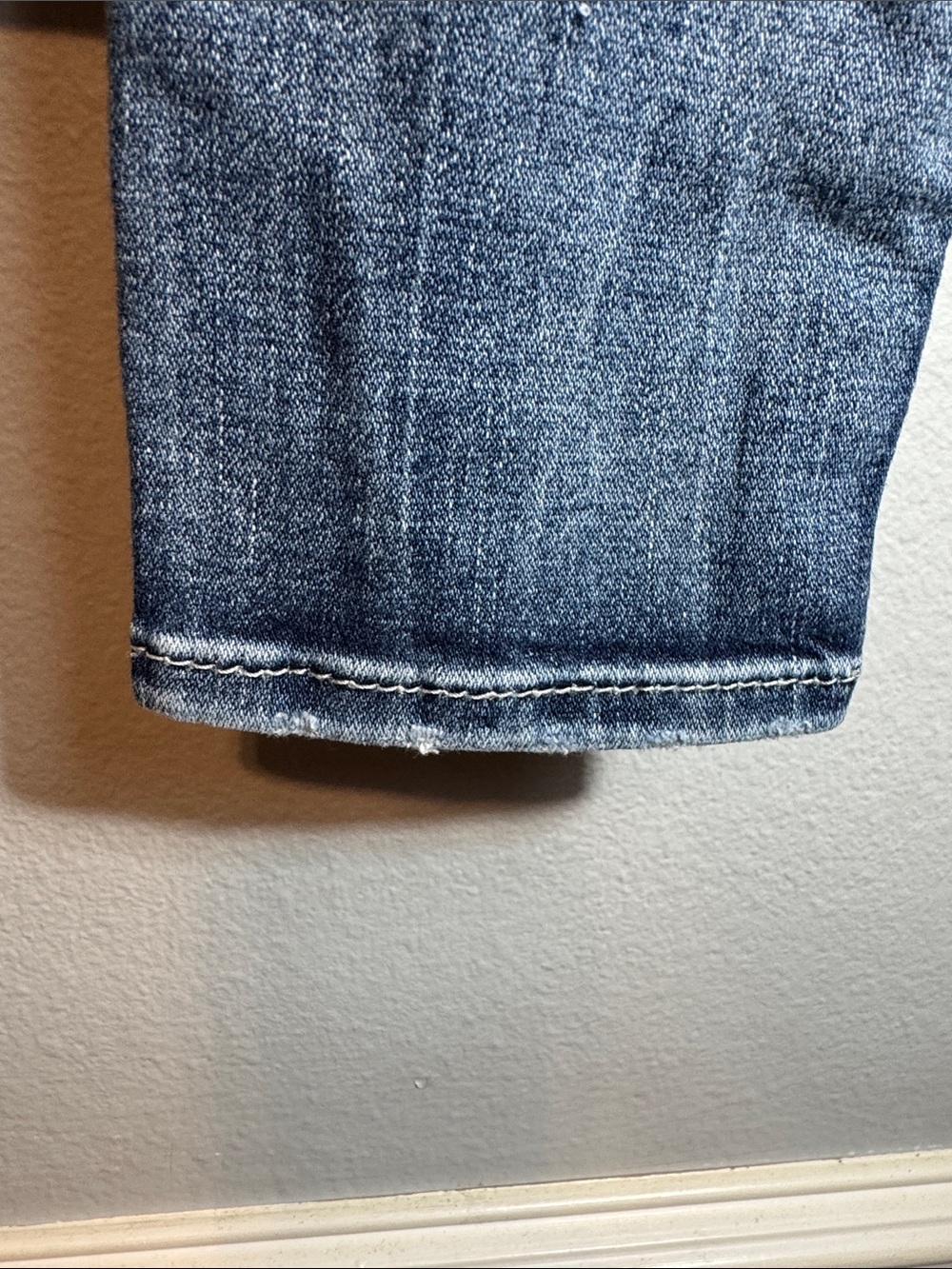 Rock Revival Hadley Womens Blue Embroidered Pocket Ankle Skinny Jeans size 26 - Picture 7 of 13